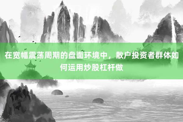在宽幅震荡周期的盘面环境中，散户投资者群体如何运用炒股杠杆做