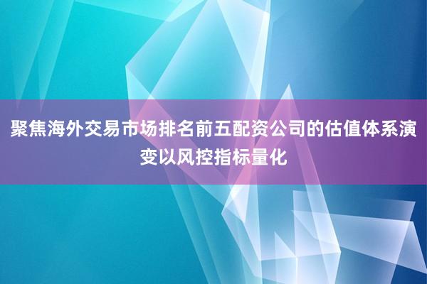聚焦海外交易市场排名前五配资公司的估值体系演变以风控指标量化